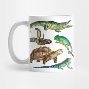 Wild Animal Watercolor Illustration Mug